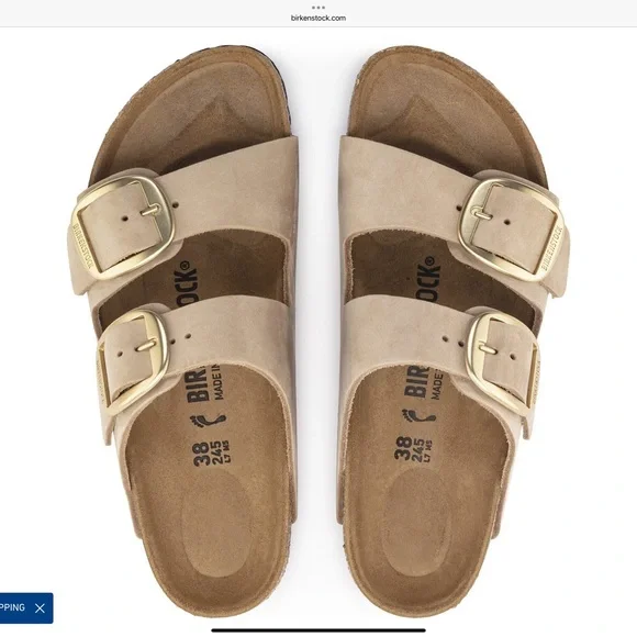 ☀️ BIRKENSTOCK Arizona Big Buckle in Sandcastle EU 38 - Picture 11 of 13
